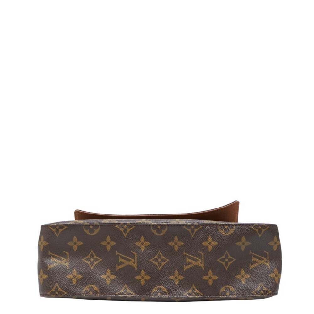 LOUIS VUITTON Authentic Brown Monogram Leather Mini Looping Shoulder Bag - Picture 3 of 12